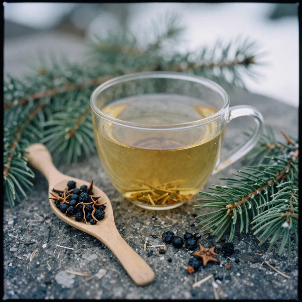 Seasonal tea blend photography